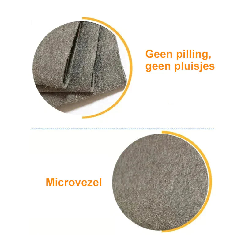 Microvezel Schoonmaakdoek - voor Glas, Spiegels, Auto's en Keukengerei